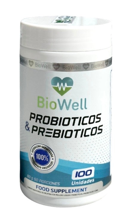 Probióticos y probióticos BIOWELL