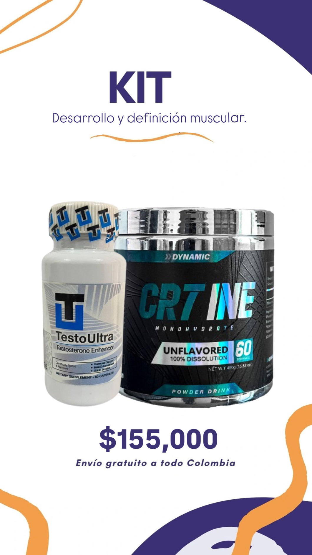 KIT desarrollo y definición muscular